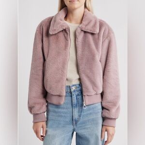 NEW…Thread & Supply Plush Faux-Fur Jacket